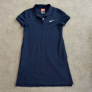 Nike Navy Blue Polo Dress